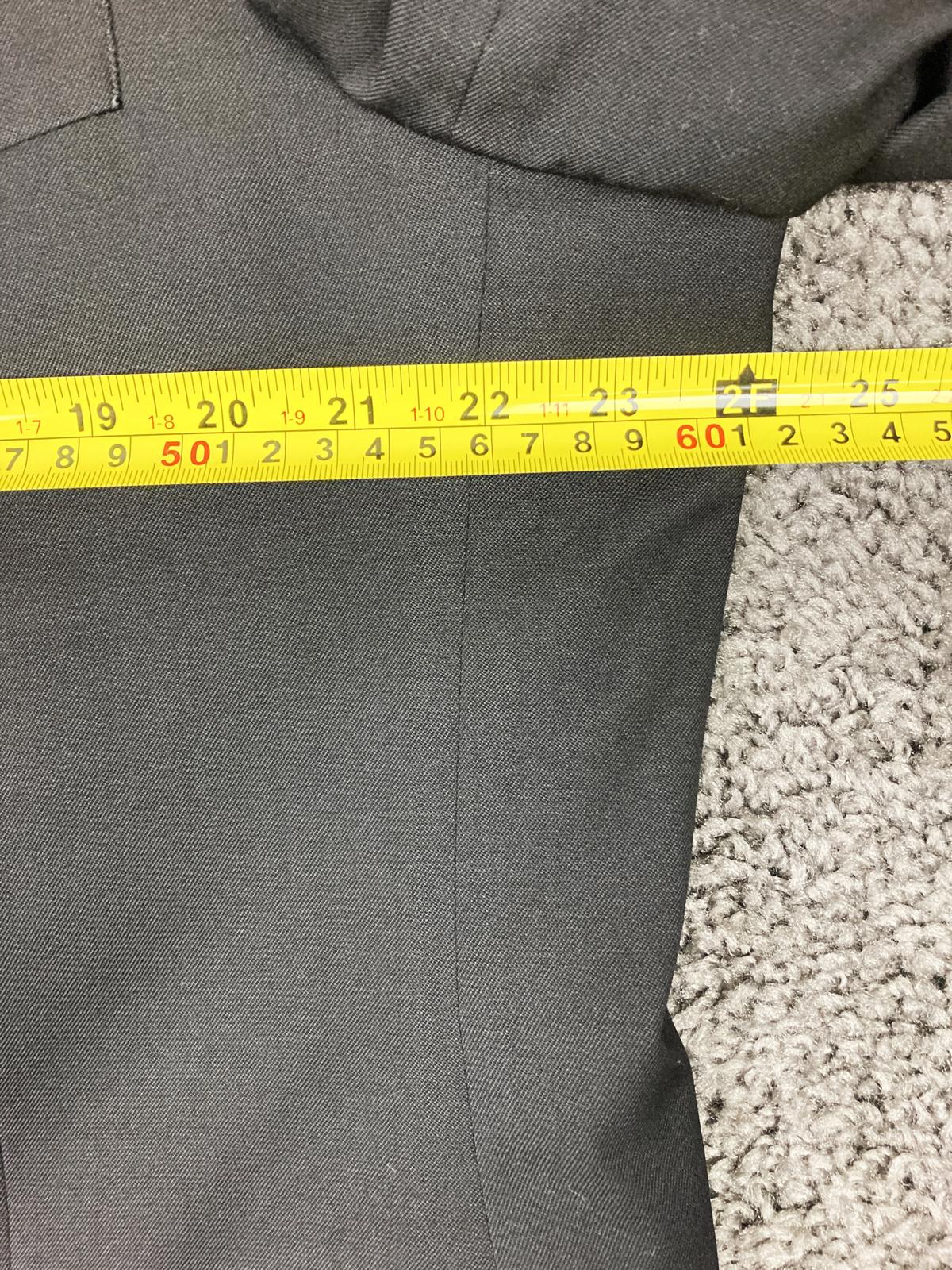 Pronto Uomo Platinum 100% Wool Black Blazer 2 Button Men 48 Regular
