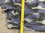 Athleta Studio To Street Balance Pullover Sweatshirt Women's Blue Camo Sz L