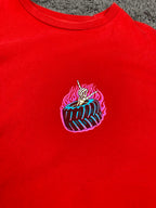 Shreddy Lyfe Red Monster Truck Skull Crusher Graphic T-Shirt Men’s Sz 3XL