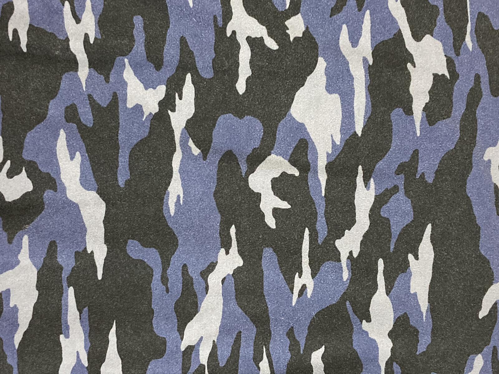 Athleta Studio To Street Balance Pullover Sweatshirt Women's Blue Camo Sz L