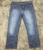 Sean John Men’s Blue Jeans Size 38x33 Straight Fit Classic Wash Denim Pants