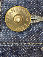 Sean John Men’s Blue Jeans Size 38x33 Straight Fit Classic Wash Denim Pants