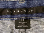 Sean John Men’s Blue Jeans Size 38x33 Straight Fit Classic Wash Denim Pants