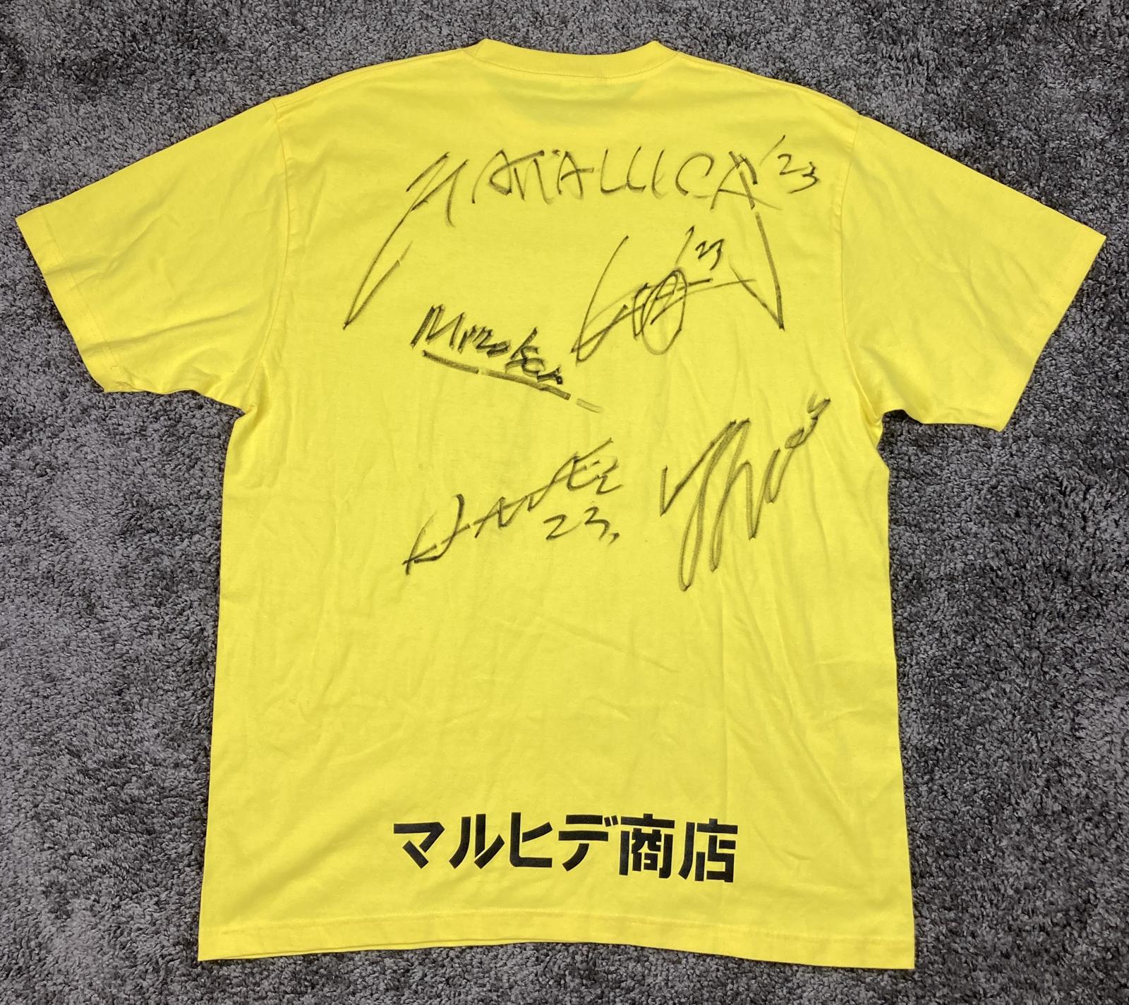 Hattallica × Maruhide Rare Shoten Signed Metallica Parody Tee Japan Sz XXL 2023