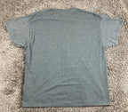 Hang Loose Hawaii T-Shirt Men's Blue Gray Shaka Graphic Poly Blend Tee Sz XL