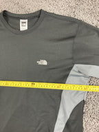 The North Face Flight Series Shirt Mens Black Gray Long Sleeve Pocket Running L