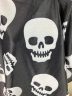 Sourpuss Skull Swimsuit 1 Pc Women’s S Black White Skulls Retro Rockabilly Goth