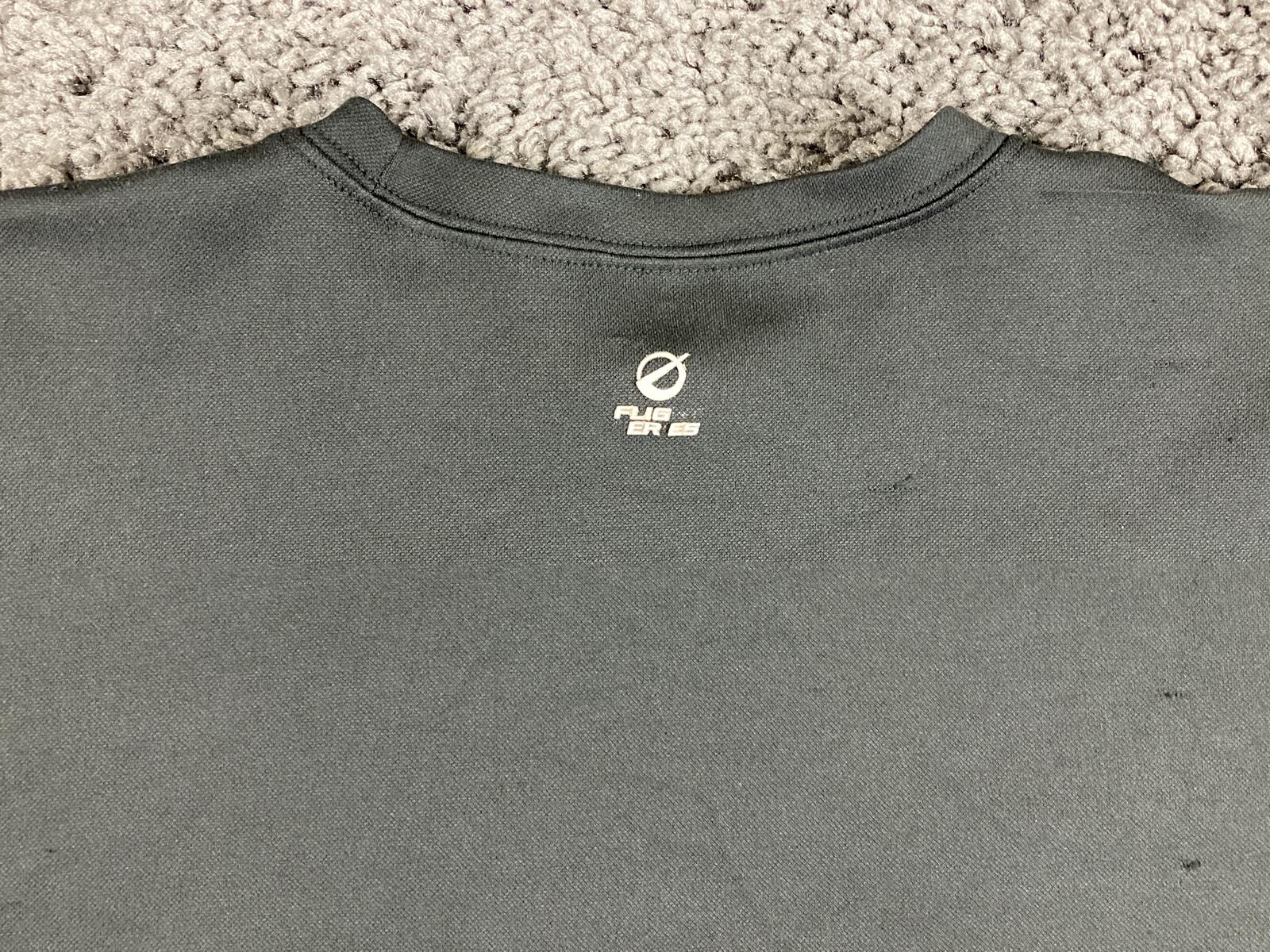The North Face Flight Series Shirt Mens Black Gray Long Sleeve Pocket Running L