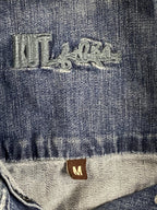 KUT from the Kloth Amelia Denim Jacket Womens Medium Wash Blue Stretch Jean Sz M