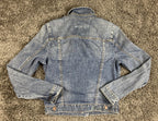 KUT from the Kloth Amelia Denim Jacket Womens Medium Wash Blue Stretch Jean Sz M