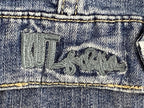 KUT from the Kloth Amelia Denim Jacket Womens Medium Wash Blue Stretch Jean Sz M