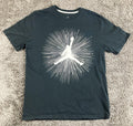 Nike Air Jordan Supersonic Graphic T-Shirt Mens XL Black Jumpman Basketball Tee