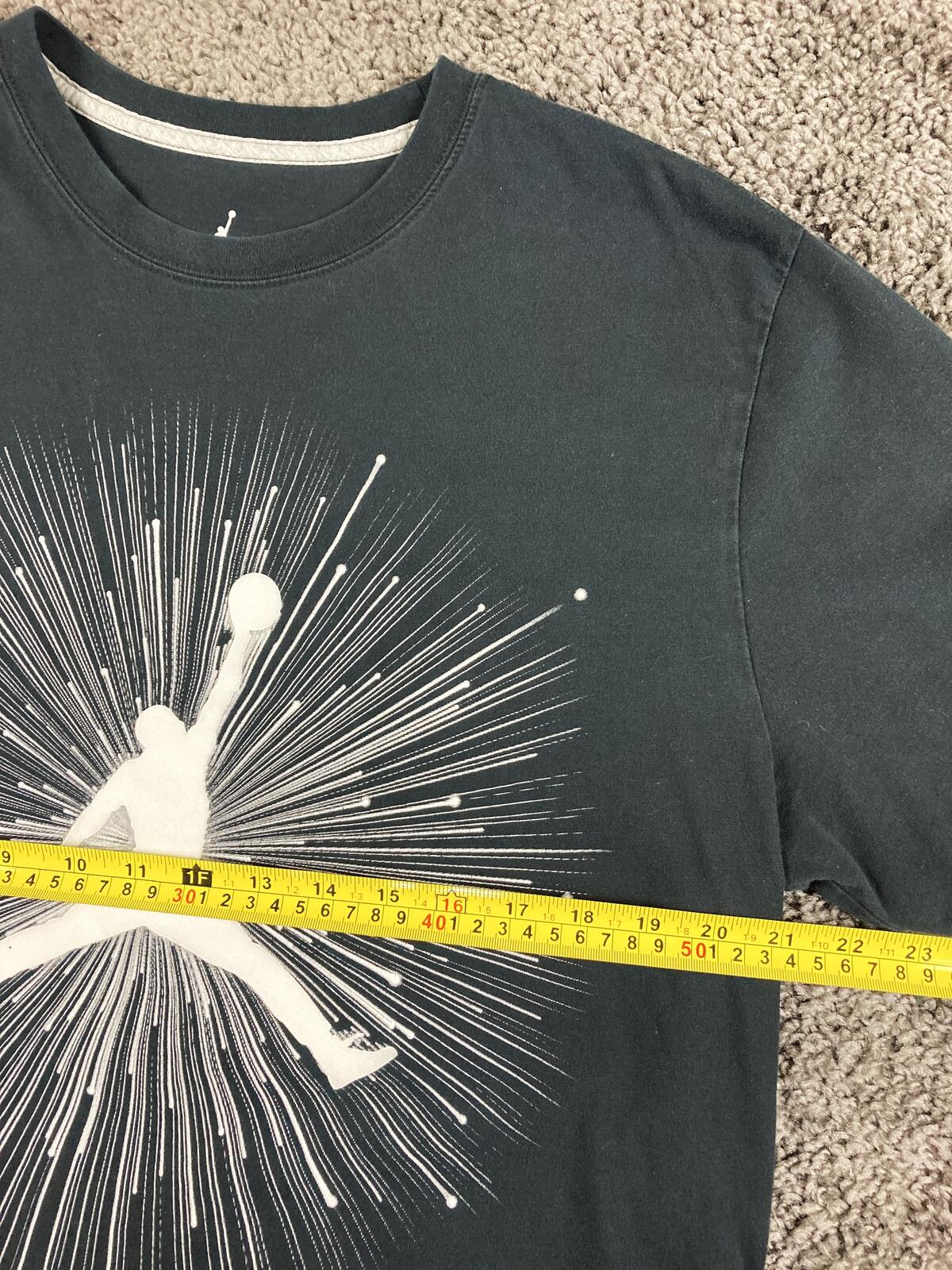 Nike Air Jordan Supersonic Graphic T-Shirt Mens XL Black Jumpman Basketball Tee