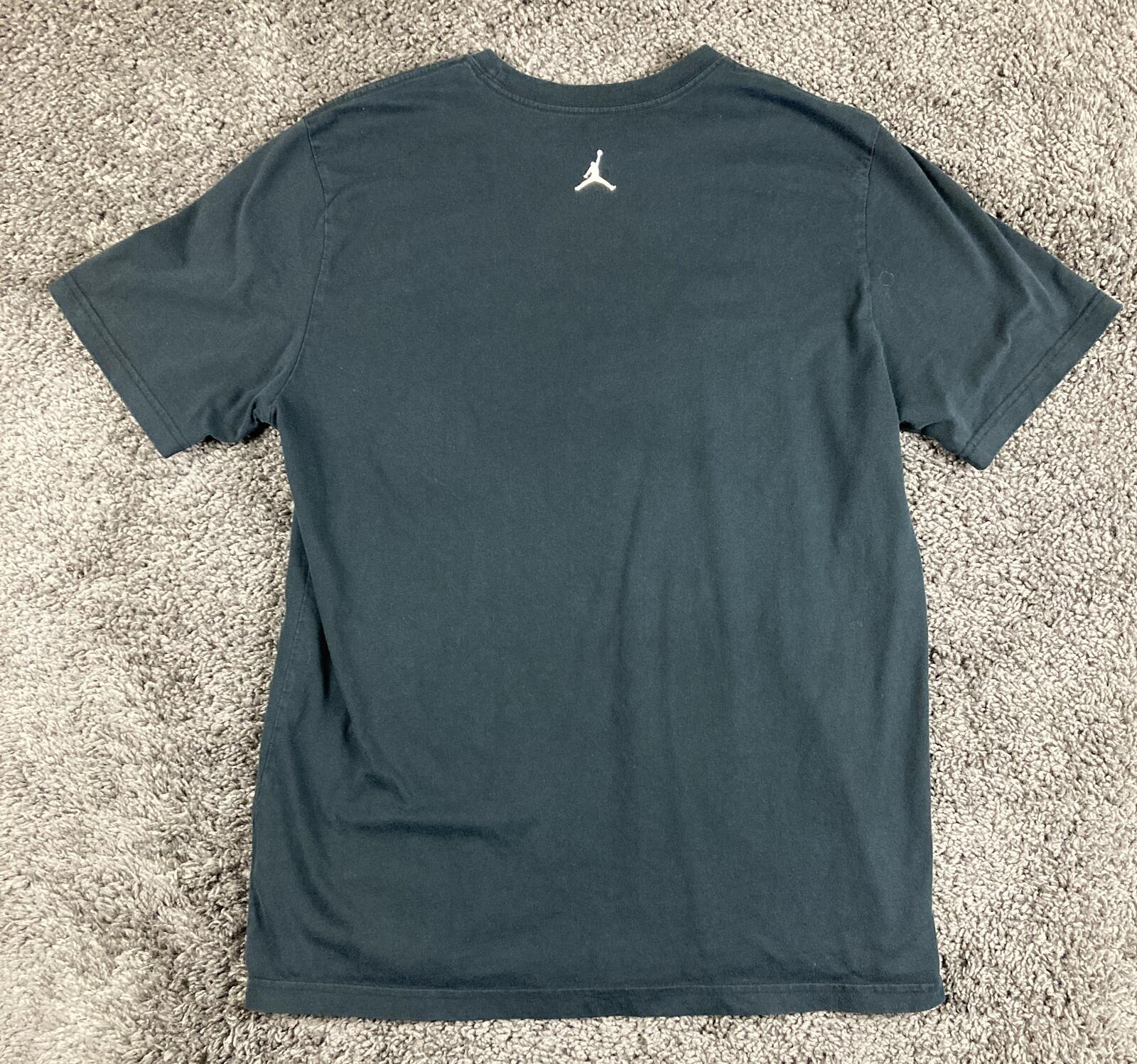Nike Air Jordan Supersonic Graphic T-Shirt Mens XL Black Jumpman Basketball Tee