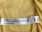 Anthropologie Ruffle Ina Dress Women's Yellow V-neck Cinch Waist Lined Sz  S/M