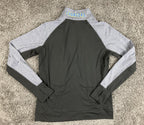 PINK Victoria's Secret Chargers Pullover Women's Black Quarter Zip thumbholes  L