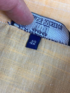 Elio Berhanyer for Artesanos Camiseros Cotton Blend Shirt 42 (L) Peach & Orange