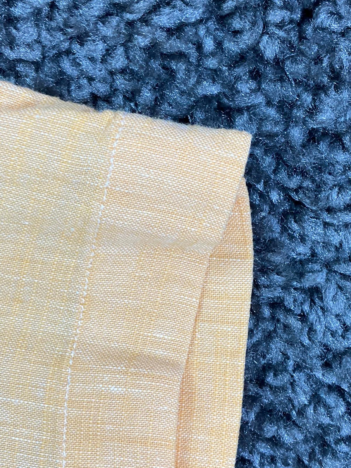 Elio Berhanyer for Artesanos Camiseros Cotton Blend Shirt 42 (L) Peach & Orange