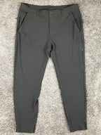 Russell Athletic Golf Pants Men's Black Stretch Zipper Pockets Size L 36/38