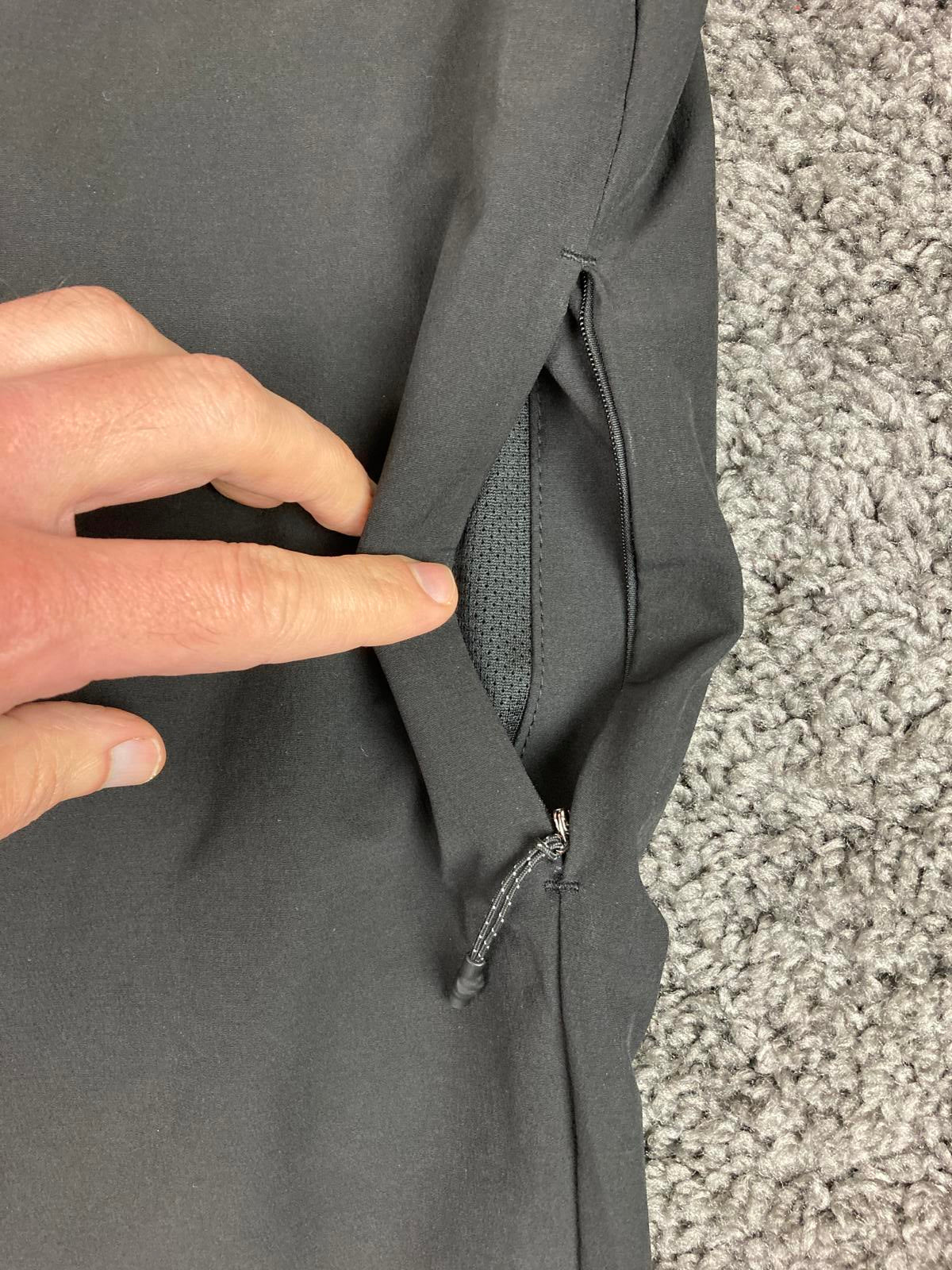 Russell Athletic Golf Pants Men's Black Stretch Zipper Pockets Size L 36/38