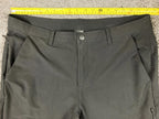 Russell Athletic Golf Pants Men's Black Stretch Zipper Pockets Size L 36/38