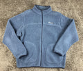 Columbia Rugged Ridge II Sherpa Fleece Jacket Mens Blue Full Zip Warm Coat Sz XL