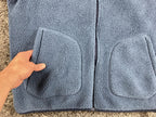 Columbia Rugged Ridge II Sherpa Fleece Jacket Mens Blue Full Zip Warm Coat Sz XL