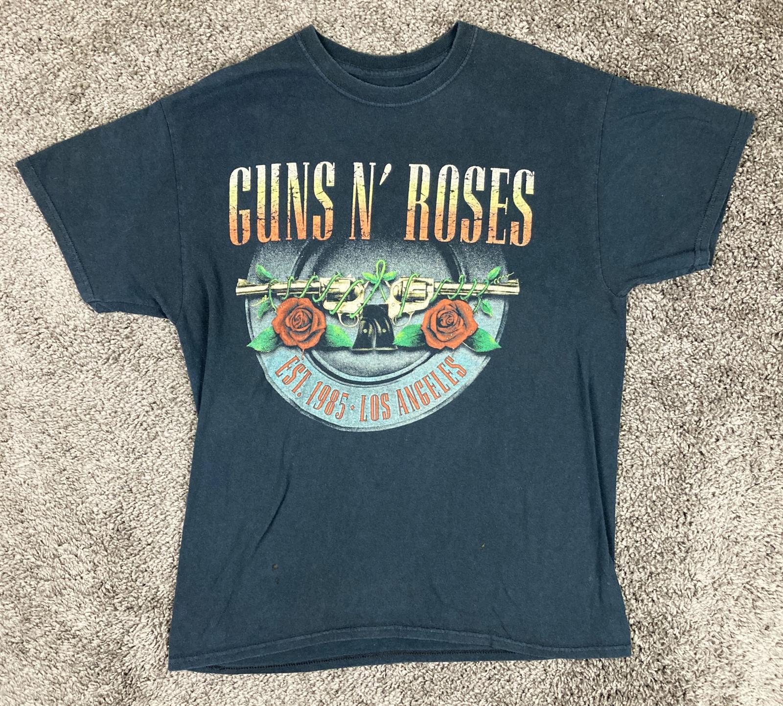 Guns N' Roses Not In This Lifetime Tour 2017 Shirt Men's European Dates Sz Large