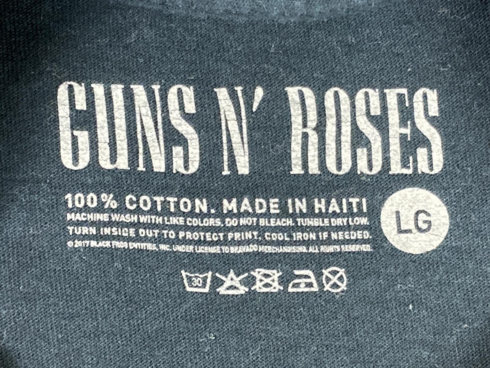 Guns N' Roses Not In This Lifetime Tour 2017 Shirt Men's European Dates Sz Large