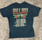 Guns N' Roses Not In This Lifetime Tour 2017 Shirt Men's European Dates Sz Large