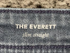 AG Adriano Goldschmied The Everett Jeans Mens Hemmed* Blue Slim Straight 38x28**