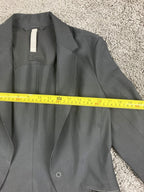 Athleta Interstellar Blazer Jacket Black EuroLuxe Stretch Travel Work Sz 0