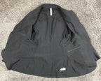Athleta Interstellar Blazer Jacket Black EuroLuxe Stretch Travel Work Sz 0