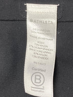 Athleta Interstellar Blazer Jacket Black EuroLuxe Stretch Travel Work Sz 0