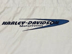 Harley-Davidson MotorClothes Shop Shirt Men's  Beige Blue Embroidered Logo XXXL