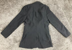 Athleta Interstellar Blazer Jacket Black EuroLuxe Stretch Travel Work Sz 0