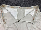 Tommy Bahama 100% Silk Pleated Dress Shorts Men Sz 38 Cream Tan