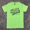 Sky Zone Glow Zone T Shirt Small S Neon Lime Green Trampoline Graphic Gildan