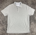 Tommy Bahama Shoreline Surf Polo Shirt Mens XL Gray Tencel Golf Short Sleeve