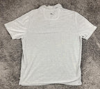 Tommy Bahama Shoreline Surf Polo Shirt Mens XL Gray Tencel Golf Short Sleeve