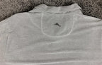 Tommy Bahama Shoreline Surf Polo Shirt Mens XL Gray Tencel Golf Short Sleeve