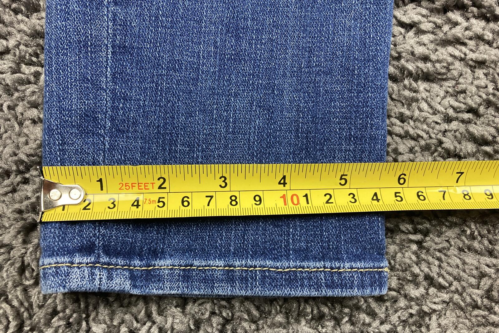 7 For All Mankind Josefina Jeans Slim Boyfriend Button Fly Medium Wash Denim 28