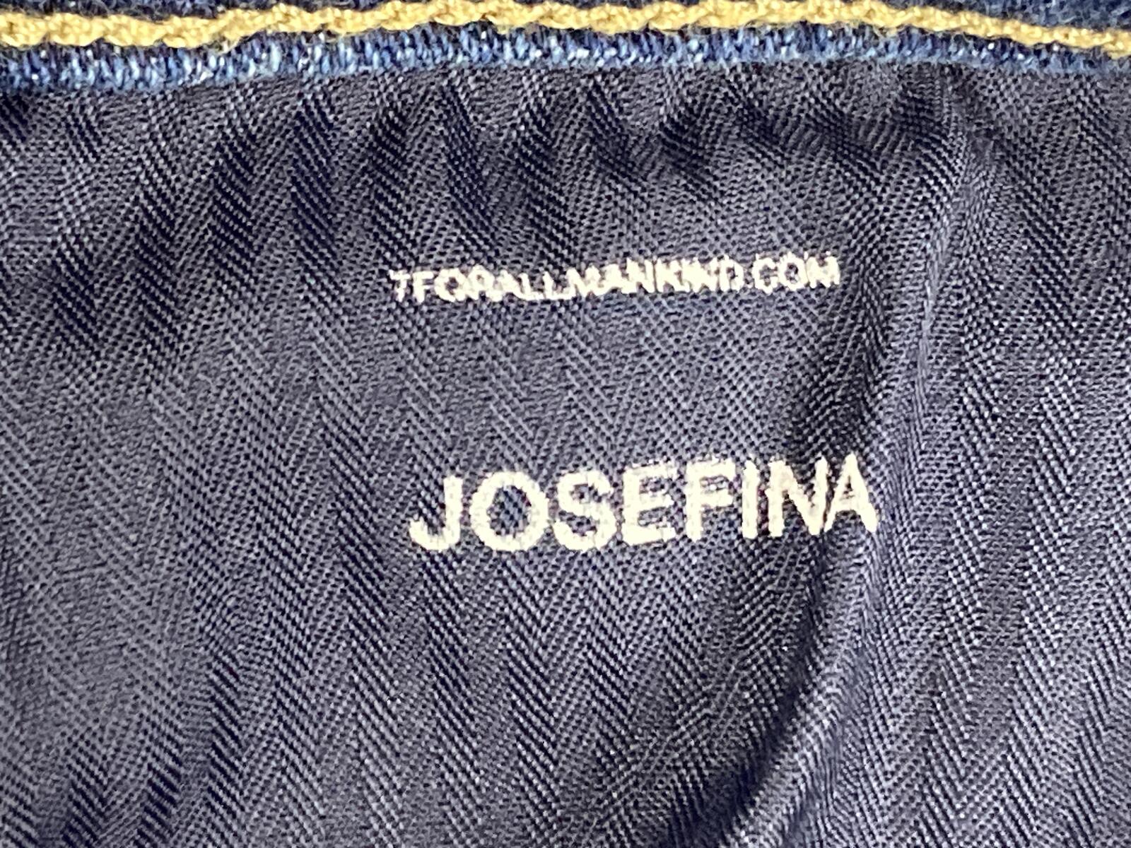7 For All Mankind Josefina Jeans Slim Boyfriend Button Fly Medium Wash Denim 28