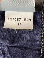 7 For All Mankind Josefina Jeans Slim Boyfriend Button Fly Medium Wash Denim 28