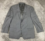 Lauren Ralph Lauren Blazer 100% Wool Men Gray 2 Button Sz 46R