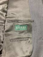 Lauren Ralph Lauren Blazer 100% Wool Men Gray 2 Button Sz 46R