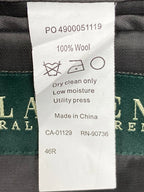 Lauren Ralph Lauren Blazer 100% Wool Men Gray 2 Button Sz 46R
