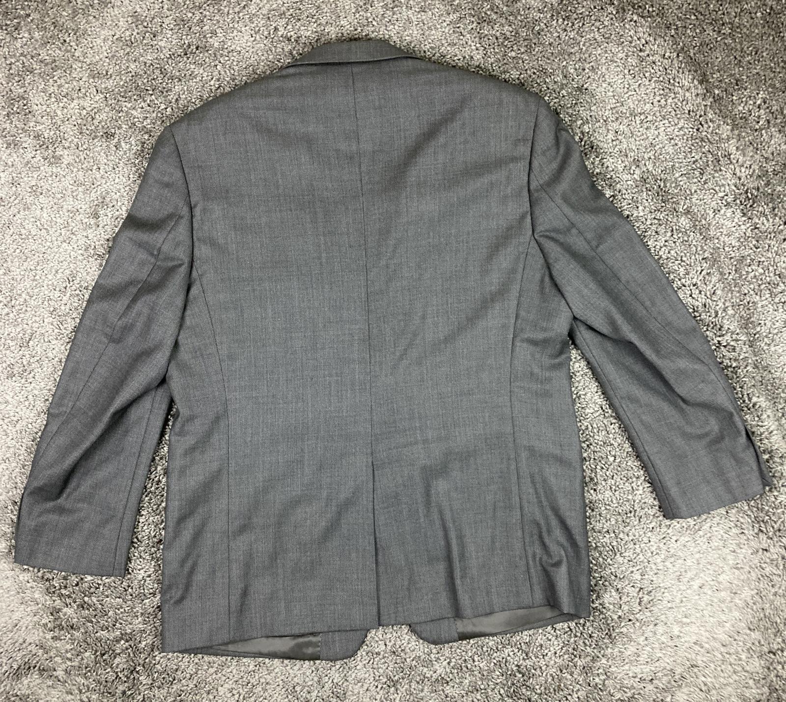 Lauren Ralph Lauren Blazer 100% Wool Men Gray 2 Button Sz 46R
