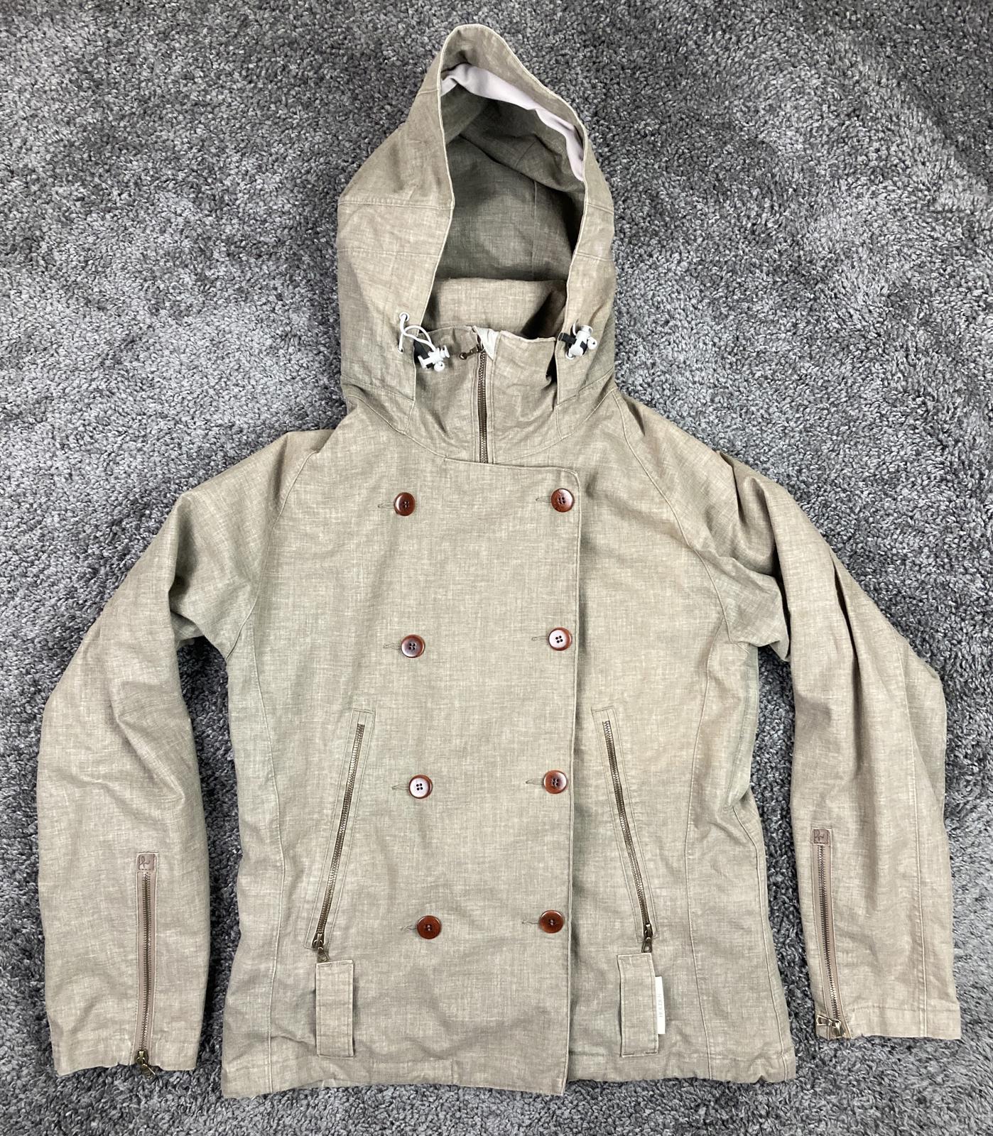 Holden Snowboard Jacket Womens Tan Hooded Size M