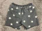 Quiksilver Mens Hybrid Board Shorts 32 Black White Star Swim Trunk Amphibian